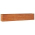 Arriate oxidado de acero corten 240x40x45
