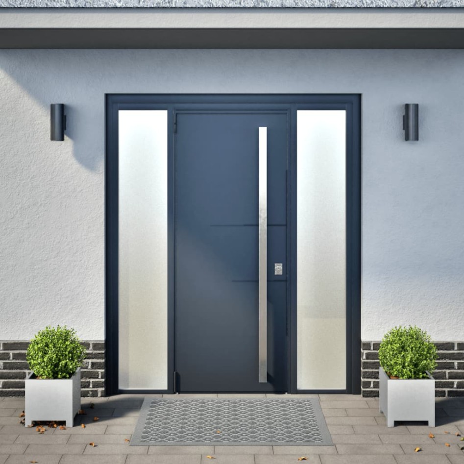 Jardineras 2 unidades acero galvanizado 30x30x30