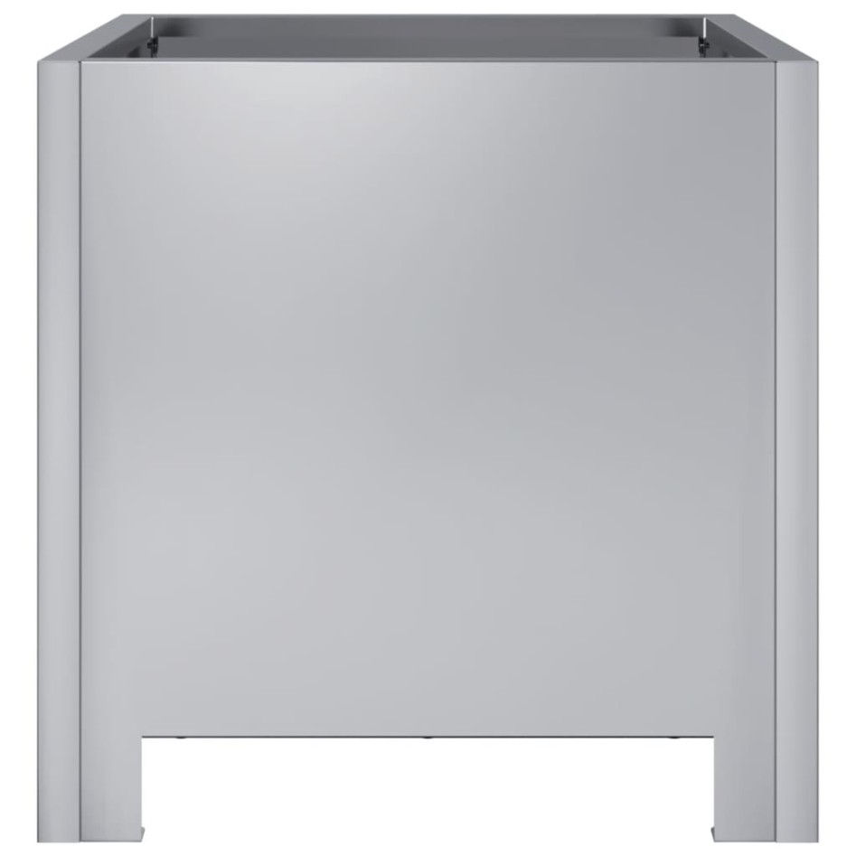 Jardineras 2 unidades acero galvanizado 30x30x30