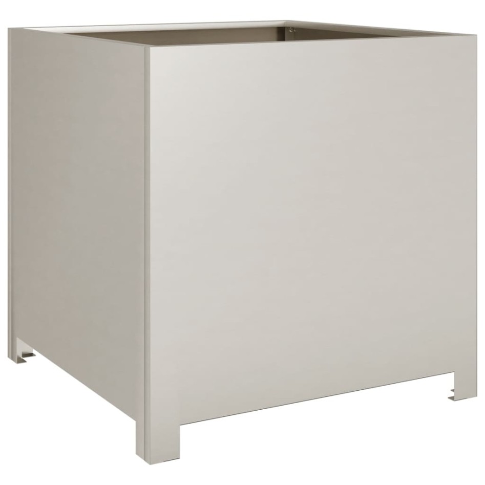 Jardinera de acero oxidado 50x50x50