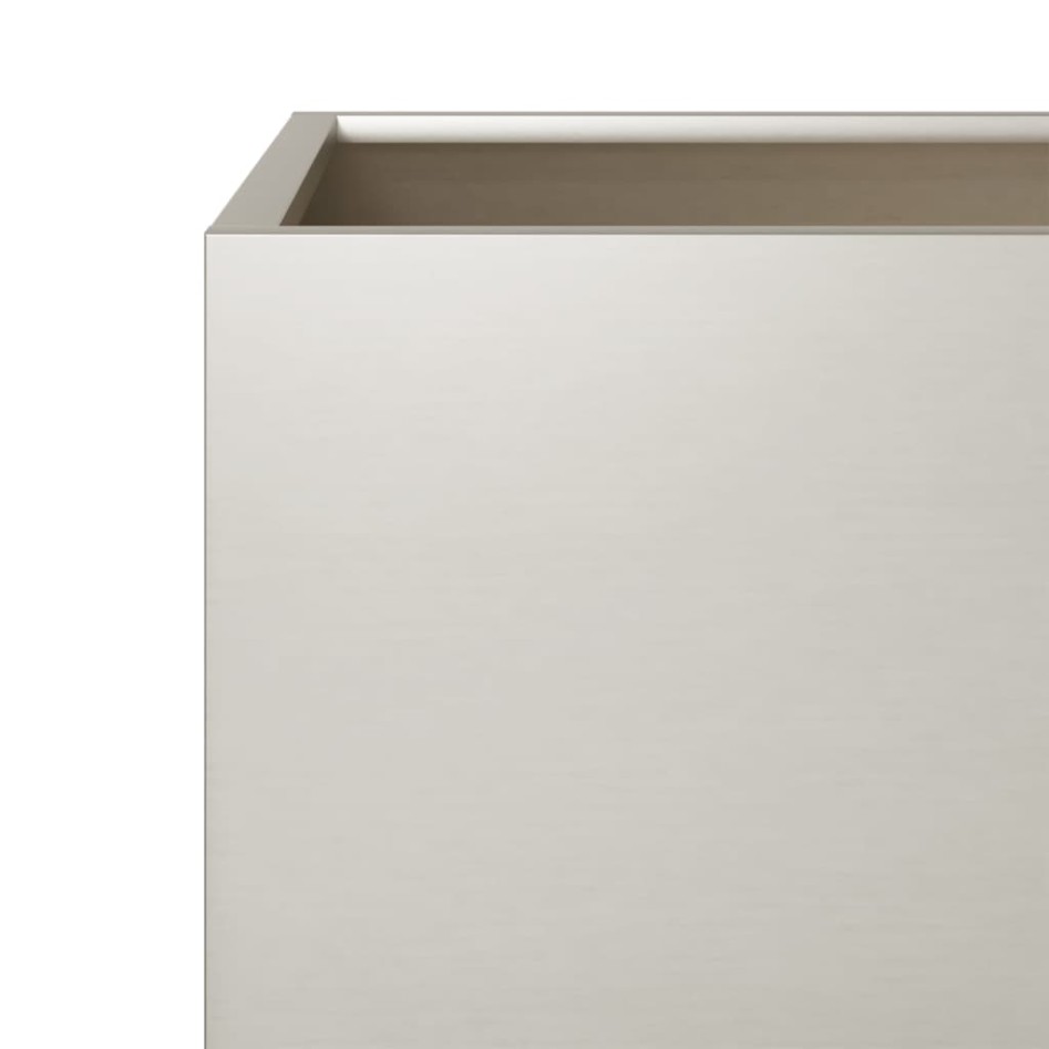 Jardinera de acero oxidado 50x50x50