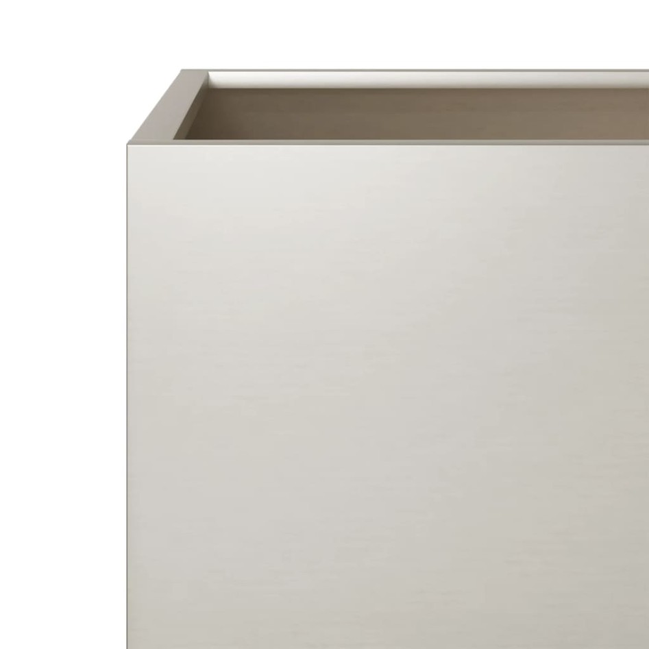 Jardineras 2 unidades acero oxidado 40x40x40