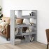 Separador de ambientes madera gris hormigón 100x33x125,5