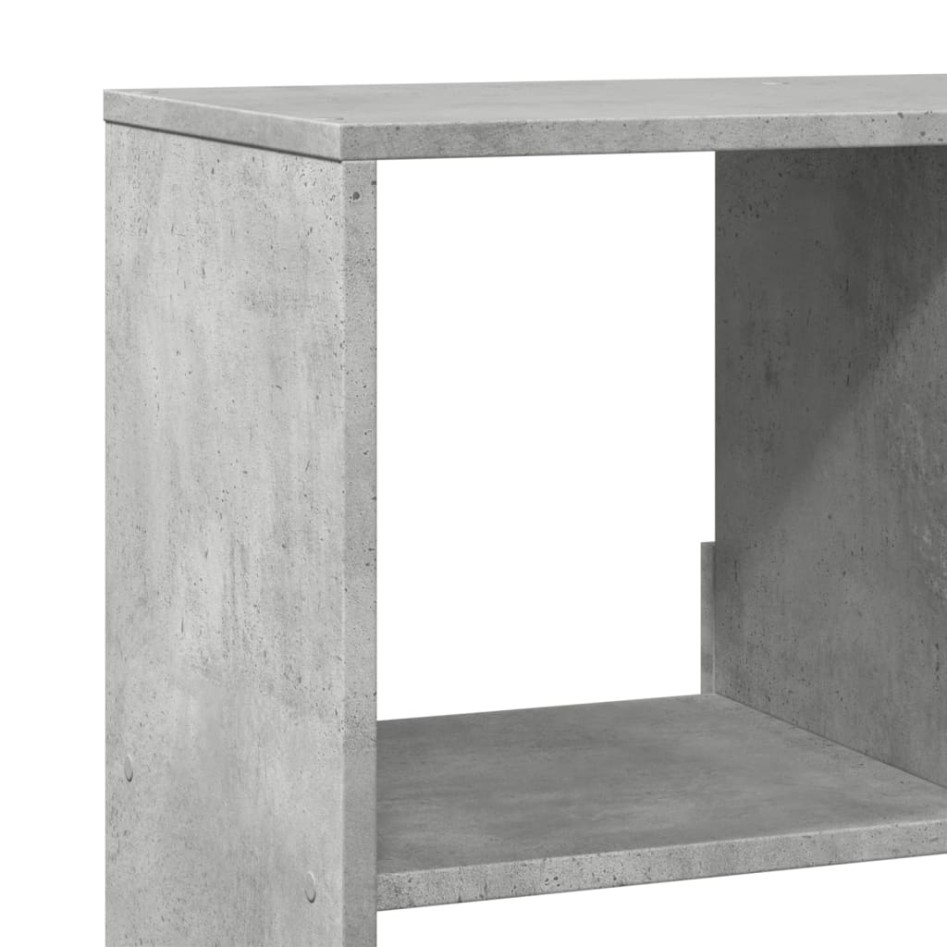 Separador de ambientes madera gris hormigón 100x33x125,5