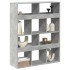 Separador de ambientes madera gris hormigón 100x33x125,5