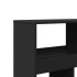 Separador de ambientes madera ingeniería negro 100x33x125,5