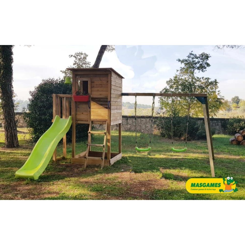 Taga Parque Infantil + Columpio Doble