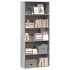 Estantería madera ingeniería gris Sonoma