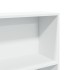 Estantería madera ingeniería blanca