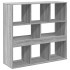 Separador de ambientes madera gris Sonoma 100x33x94,5