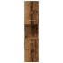 Armario pared baño madera ingeniería envejecida 30x30x130