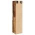 Armario pared baño madera ingeniería envejecida 30x30x130