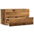 Mueble de lavabo madera ingeniería envejecida 90x38,5x45