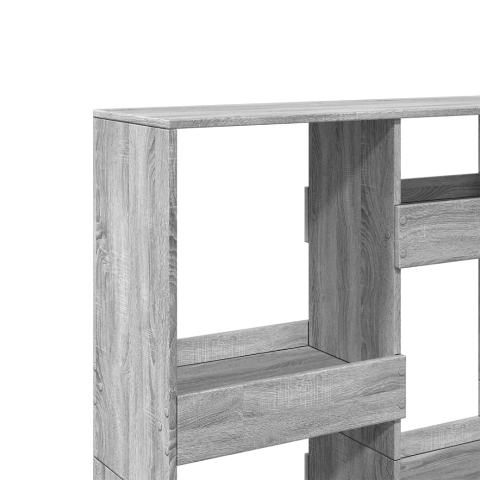 Separador de ambientes madera gris Sonoma 100x33x135