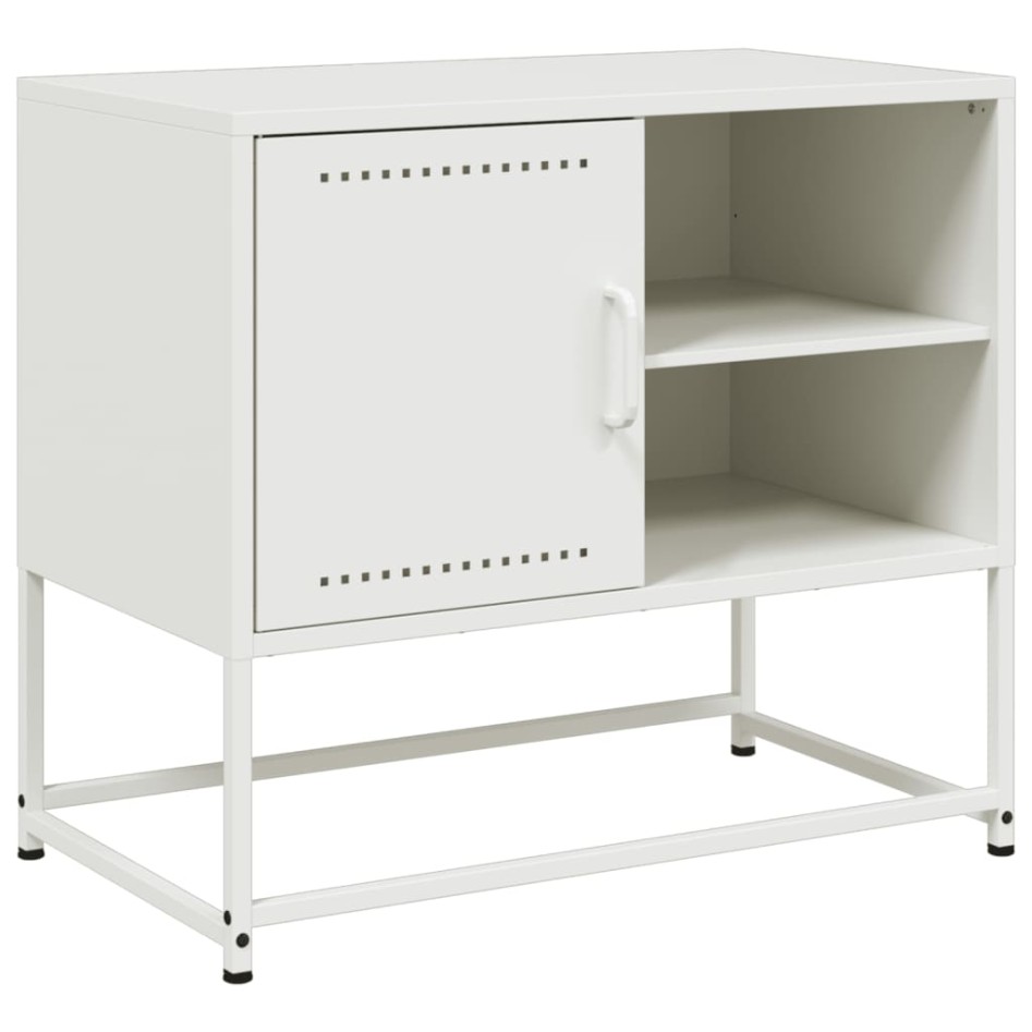 Mueble para TV de acero verde oliva 100,5x39x60,5