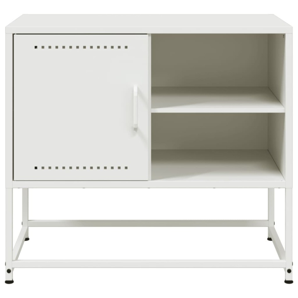 Mueble para TV de acero verde oliva 100,5x39x60,5