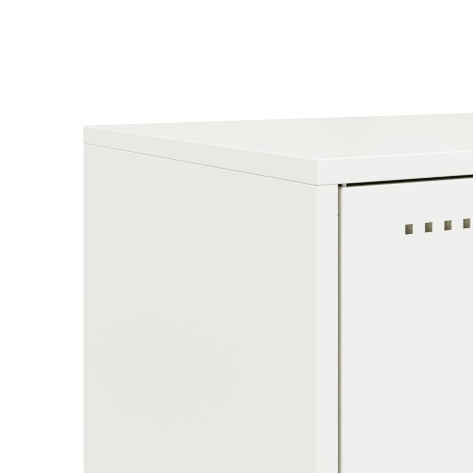 Mueble para TV de acero verde oliva 100,5x39x60,5