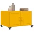 Mesa de centro acero amarillo mostaza 68x50x43,5