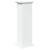 Pedestal expositor con almacenaje madera blanco 31x30x90