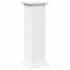 Pedestal expositor con almacenaje madera blanco 31x30x90