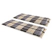 Somieres de cama 2 uds con 42 láminas 7 zonas 90x200 cm
