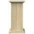 Pedestal expositor con almacenaje roble Sonoma 31x30x60
