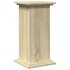 Pedestal expositor con almacenaje roble Sonoma 31x30x60