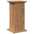 Pedestal expositor con almacenaje roble artisan 31x30x60