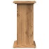 Pedestal expositor con almacenaje roble artisan 31x30x60