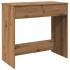 Escritorio de madera de ingeniería roble artisian 80x40x75