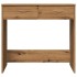 Escritorio de madera de ingeniería roble artisian 80x40x75