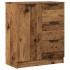 Aparador de madera de ingeniería envejecida 60x30x70