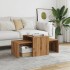 Mesa de centro madera de ingeniería roble artisan 100x48x40
