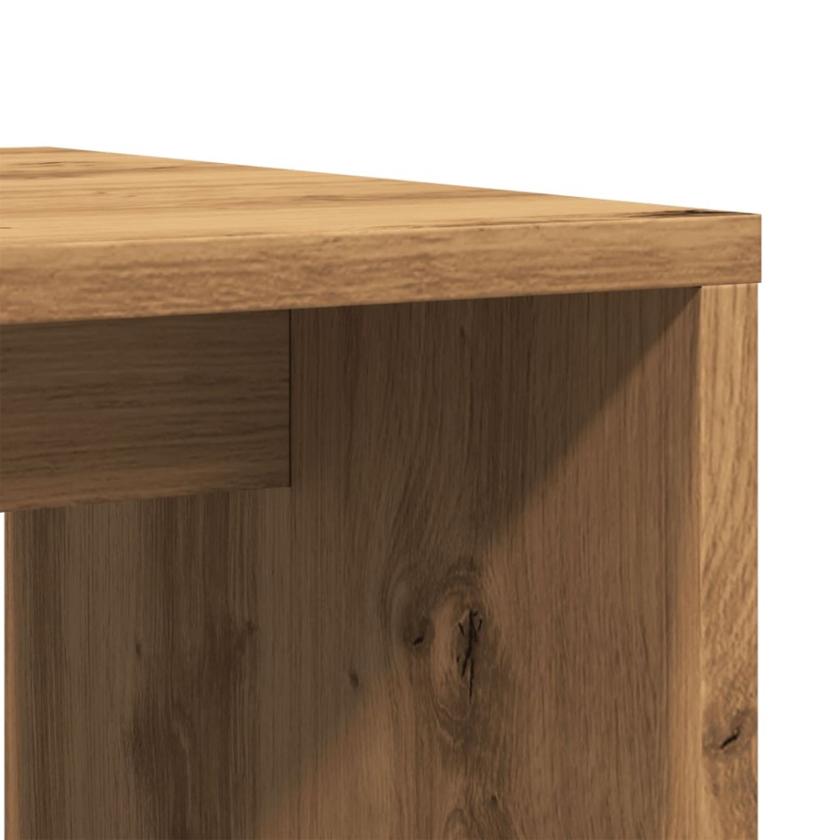 Mesa de centro madera de ingeniería roble artisan 100x48x40