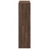 Estantería de madera de ingeniería marrón roble 100x33x125,5
