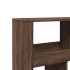Estantería de madera de ingeniería marrón roble 100x33x125,5