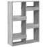 Estantería de madera de ingeniería gris Sonoma 100x33x135