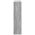 Estantería de madera de ingeniería gris Sonoma 100x33x135