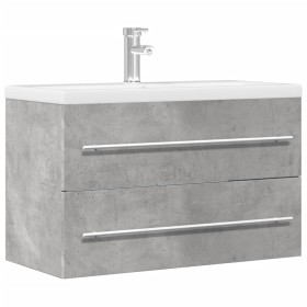 Mueble de lavabo madera ingeniería roble artisian 80x38,5x48