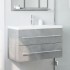 Mueble de lavabo madera ingeniería roble artisian 80x38,5x48