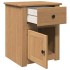 Mesita de noche Panama madera maciza de pino 46x40x57