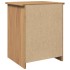 Mesita de noche Panama madera maciza de pino 46x40x57