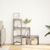 Librería divisor 3 niveles madera gris Sonoma 99x29x99