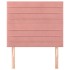 Cabeceros 2 unidades de terciopelo rosa 80x5x78/88