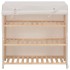 Mueble zapatero con funda de tela blanco 79x40x80