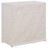 Mueble zapatero con funda de tela blanco 79x40x80