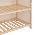 Mueble zapatero con funda de tela blanco 79x40x80