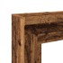 Borde de chimenea madera ingeniería envejecida 100x30x87,5
