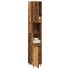 Armario de baño madera de ingeniería envejecida 30x30x190