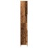 Armario de baño madera de ingeniería envejecida 30x30x190